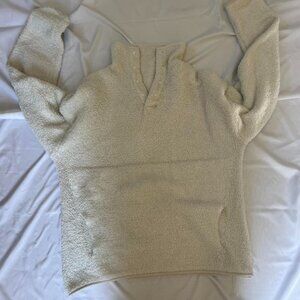 Skims cozy white pullover